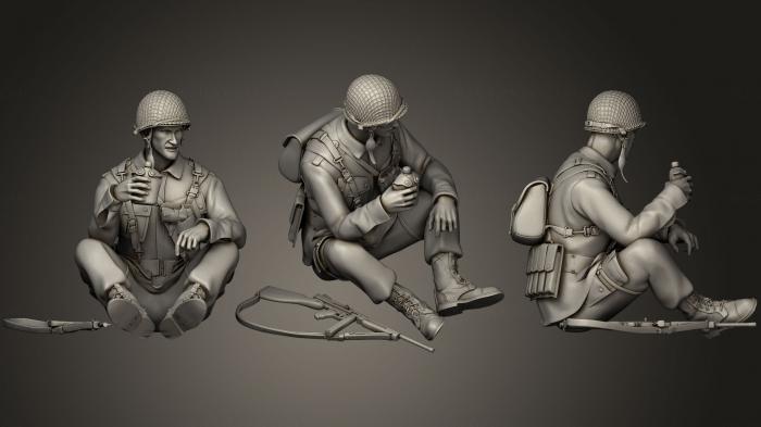 Military figurines (STKW_0236) 3D model for CNC machine